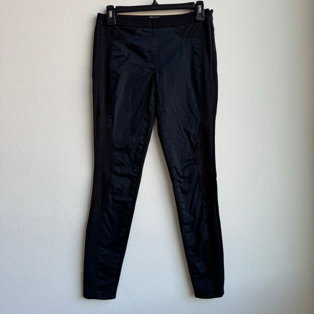 Ted Baker Black High Rise Ponte Leggings Mixed Media Size 1 / XS / Small